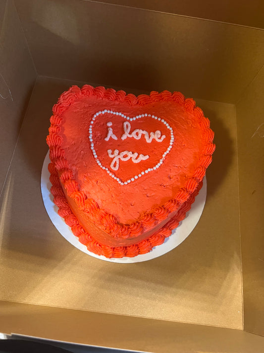 Heart cakes
